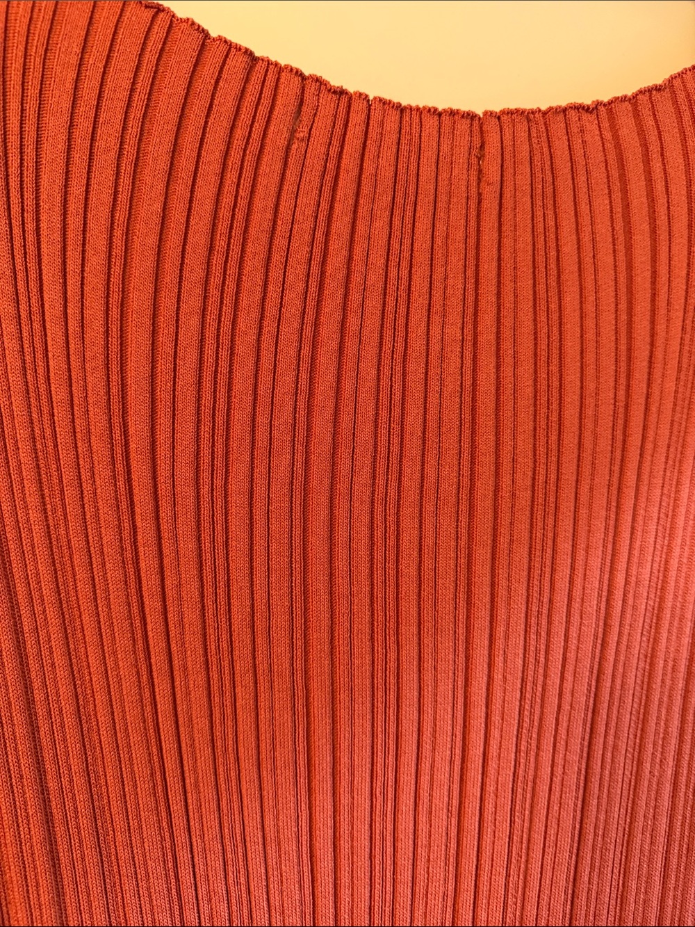 Sleeveless Ribbed Maxi Dress in Rust - Picture 7 of 8